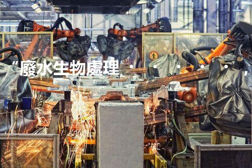 “廢水生物處理，旨在凈化水源，守護碧水藍天”